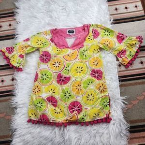 Mudpie Citrus Swim Cover Kiwi Slices Toddler Girl 5T